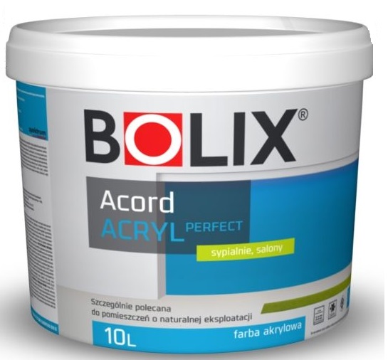 

Bolix Acord Acryl Perfect 10l Biała farba akrylowa