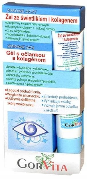 

Gorvita Żel ze świetlikiem kolagenem Pod Oczy 20ml