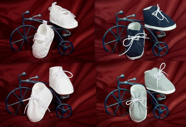 Buciki do Chrztu, CHRZEST, Różne wzory Rozmiar 10 cm