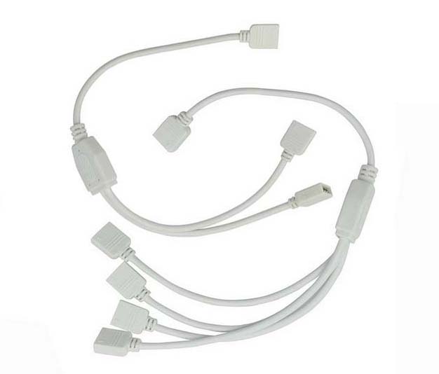 ZESTAW TAŚMA LED 25m RGB W + BIAŁY 5050 PILOT zasi Długość 25 m