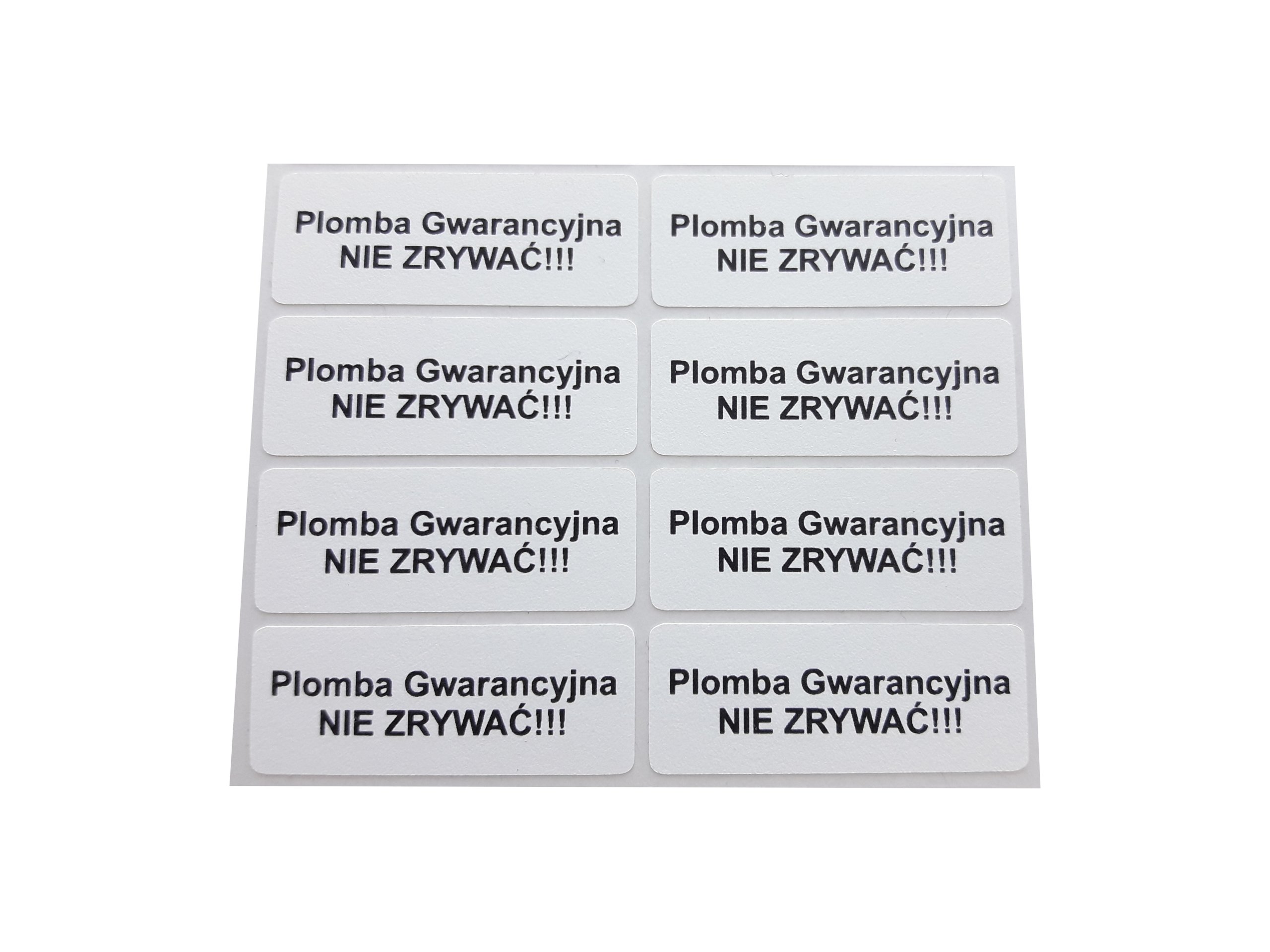 

Plomby gwarancyjne kruszące 30x11 mm 340 sztuk
