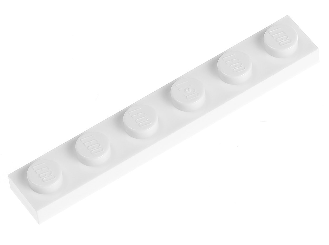 

Lego Płytka zwykła 1x6 3666 biała - 2 szt.