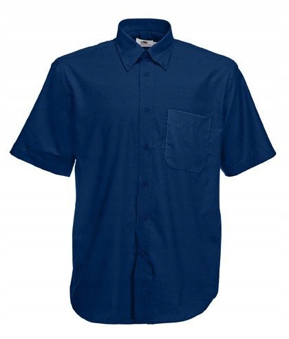 

Men Oxford Short Sleeve Shirt Navy L