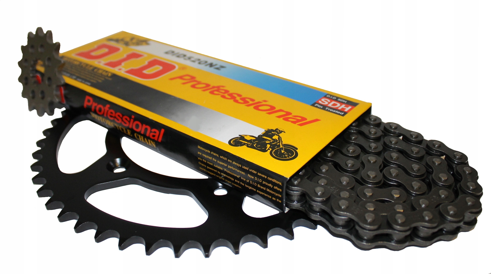 Sada pohonů Suzuki Rm-z 450 08-12r S.Wzm. DiD řetěz ozubená kola