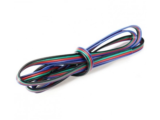 

Przewód Kabel Czterożyłowy 4 Żyły Do Taśm Rgb Led