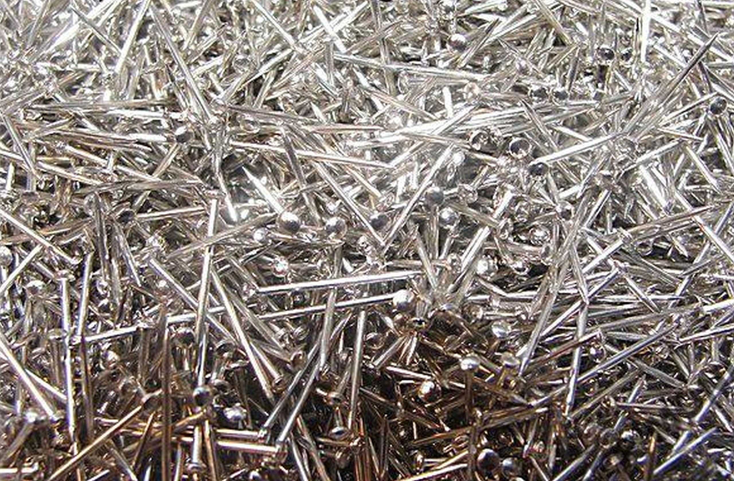 Špendlíky na flitry 0,9 x 15 Velká hlava 0,5 kg