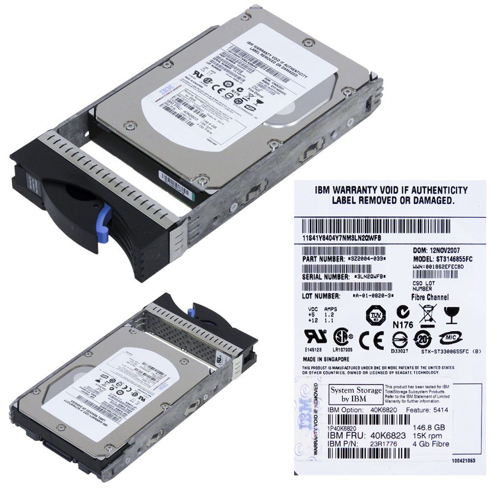 Ibm 40K6823 Fc 146GB 15K Rpm 4GB 23R1776