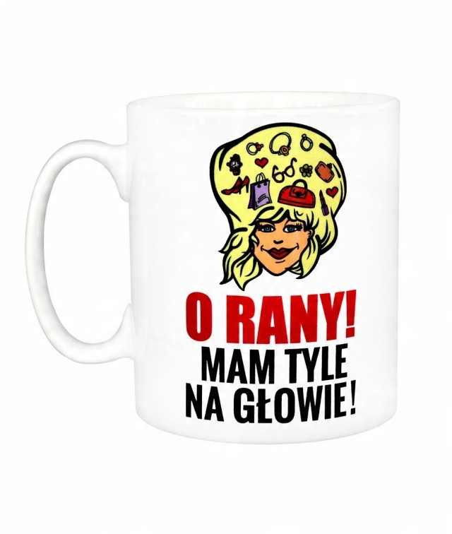 

Kubek dla Kobiety Pracującej, Zarobionej, Fajny