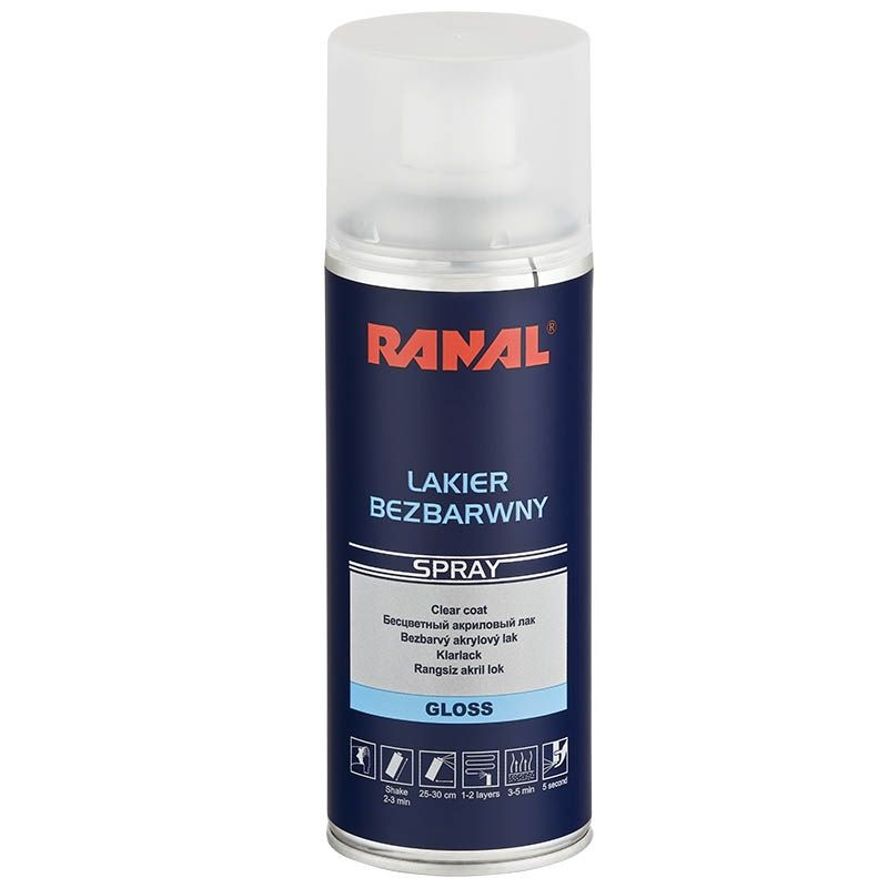 

Ranal lakier bezbarwny spray połysk