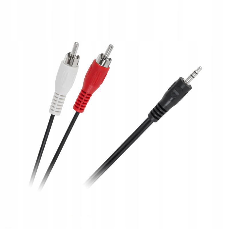 

Kabel Przewód Audio Jack 3,5mm 2 Rca 15m Aux Rca