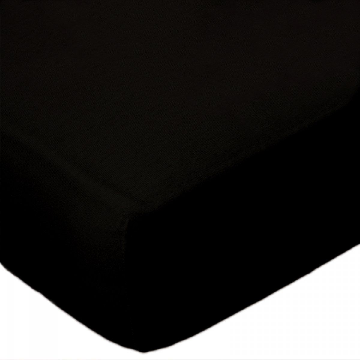 

Prześcieradło Jersey dżersej 160x200 wz. czarny