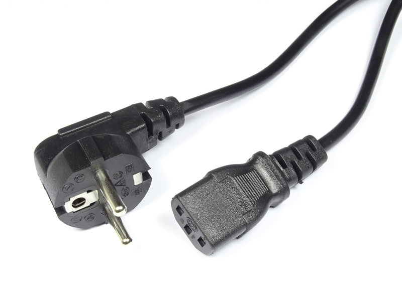 Kabel IEC C13 - wtyczka elektryczna BIERSIN sn-32 3 m
