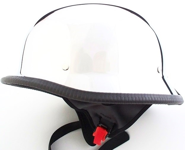 KASK CHOPPER HARLEY HEŁM NIEMIECKI CHROMOWANY