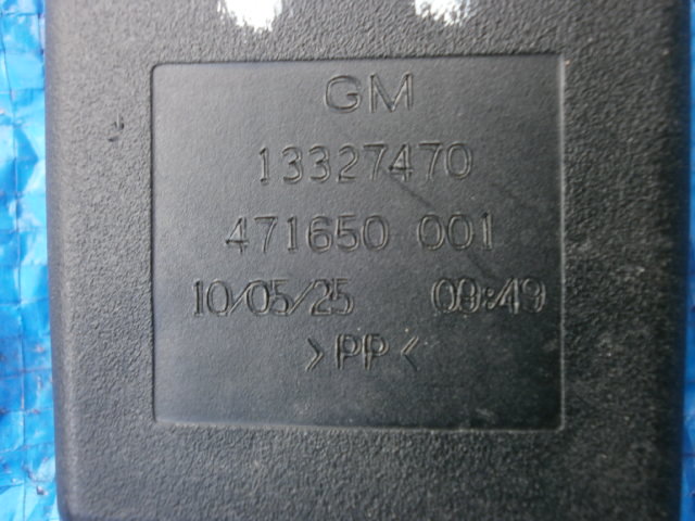 | INSIGNIA A защелка ремня кресло пассажира 13327470