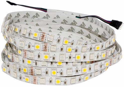 

Taśma kolorowa 60 Led Rgbw +ciepły SMD5050 IP20 1m