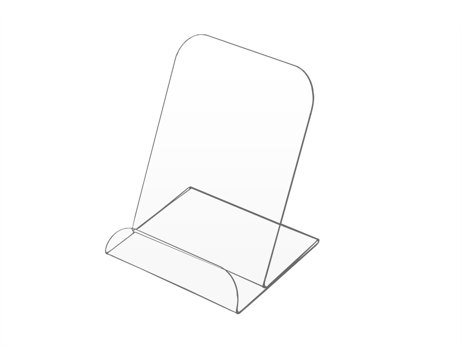 

Stojak Podajnik Kieszeń Ulotki Foldery Plexi 2 A4