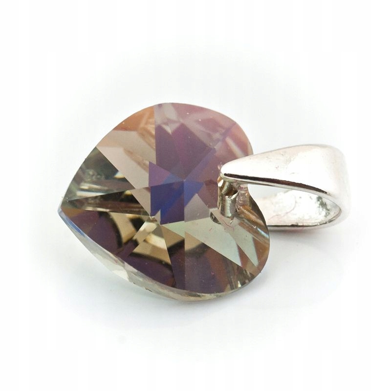 

Wisiorek srebrny 925 z kr. Swarovski Serce 10 Bdab