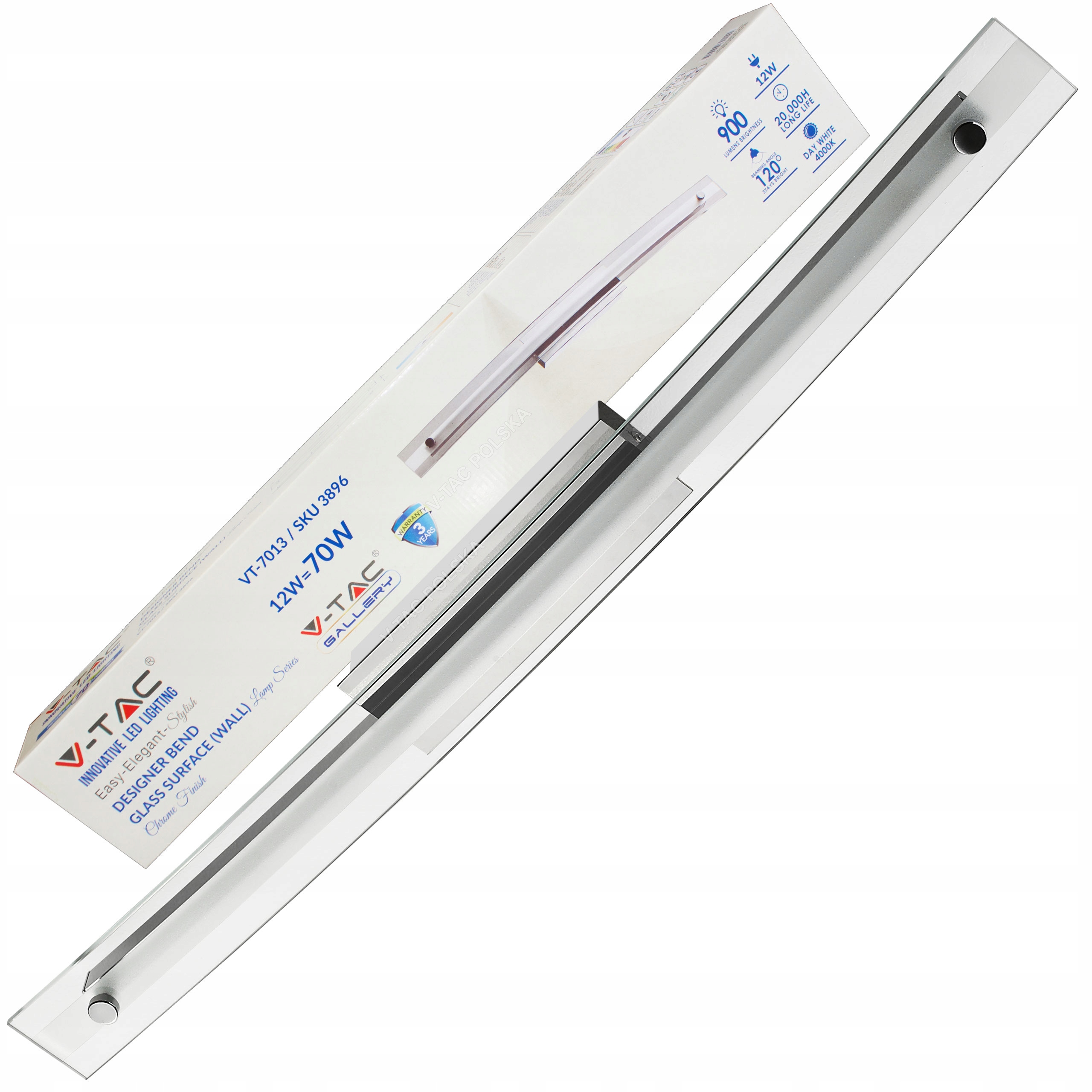

Lampa sufitowa Led Kinkiet nad lustro Plafon 12W