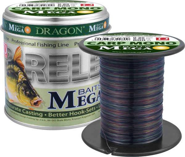 

Żyłka Dragon MegaBaits Carp Mono 0.25mm/600m