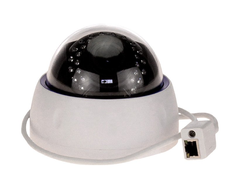 Kamera Ip 3 Mpx 30 diod Ir podczerwień Chmura P2P 4 x Zoom kopułkowa PoE