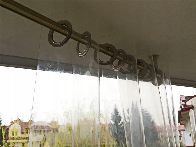 KOTARA KURTYNA ZASŁONA WIATROŁAP FOLIA PCV 140 cm Marka inna