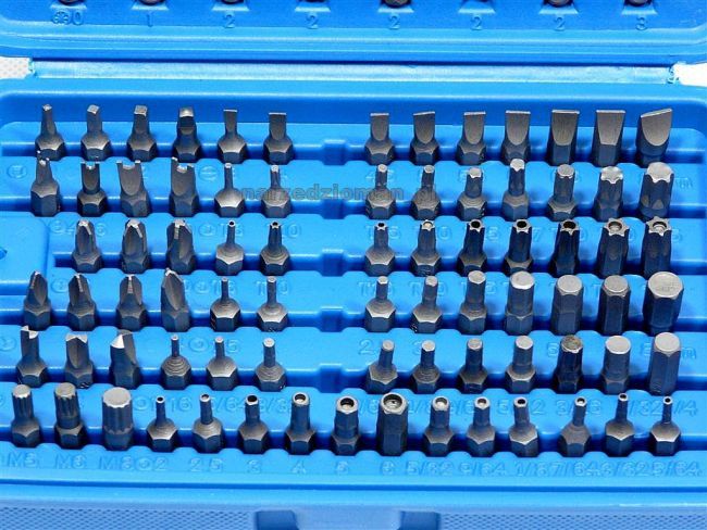 ZESTAW KOŃCÓWEK DO WKRĘTARKI WIERTARKI BITY 100 Marka Geko