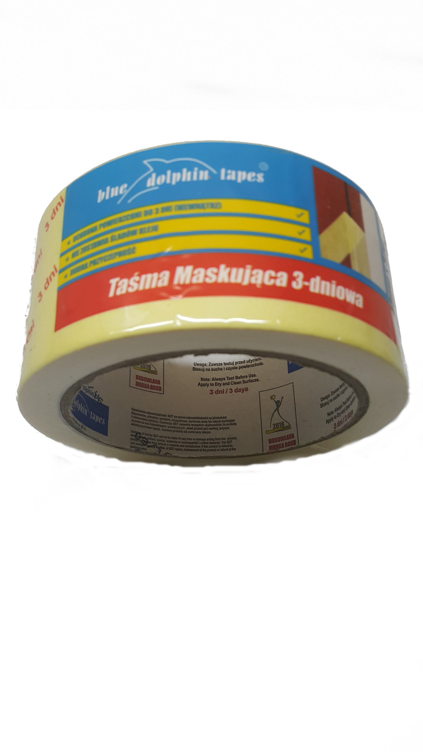 

Taśma Blue Dolphin Maskująca Malarska 3DNIOWA 38mm