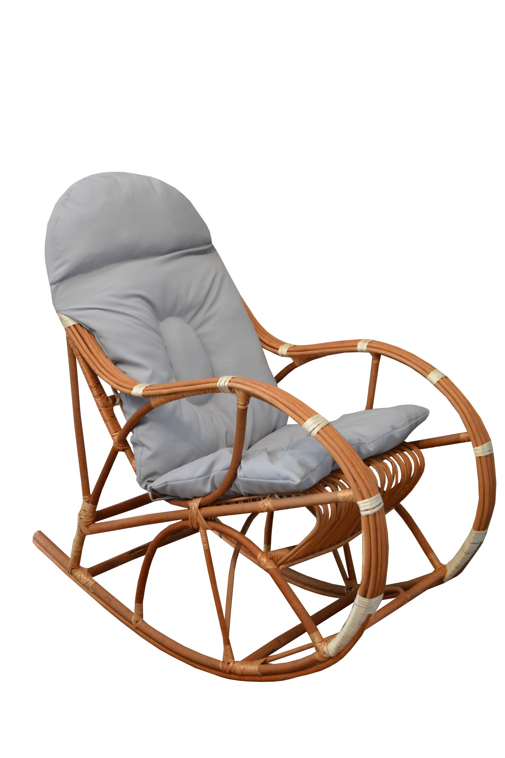 FOTEL BUJANY Z WIKLINY 'KING I' + PODUSZKA RÓŻNE