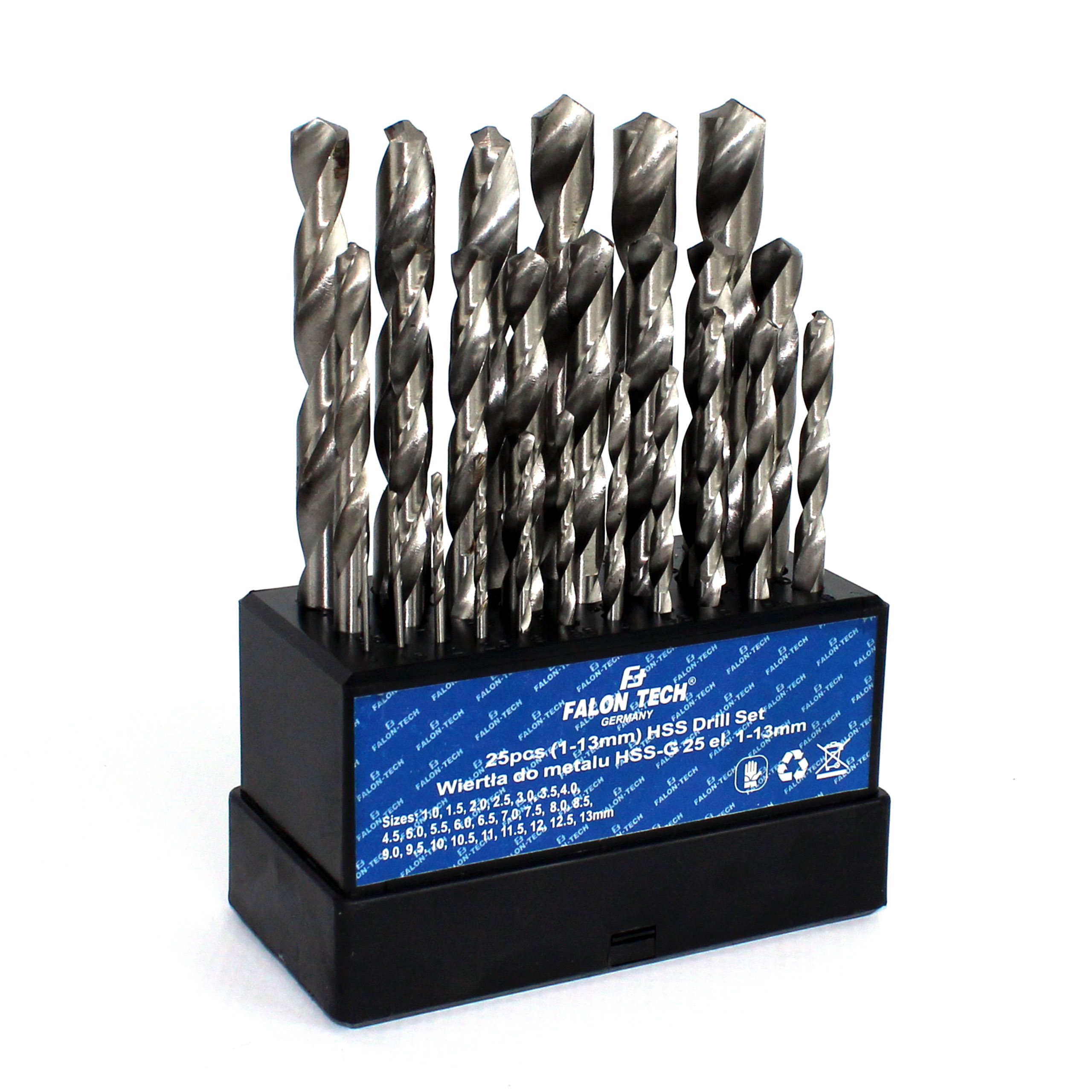 

Zestaw Wierteł Do Metalu 25 sztuk 1-13 mm Wiertła