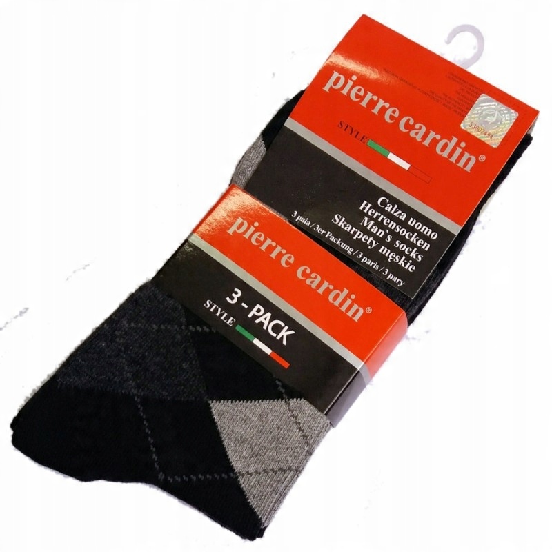

Skarpety Pierre Cardin romby 43-46 Czarne 3P