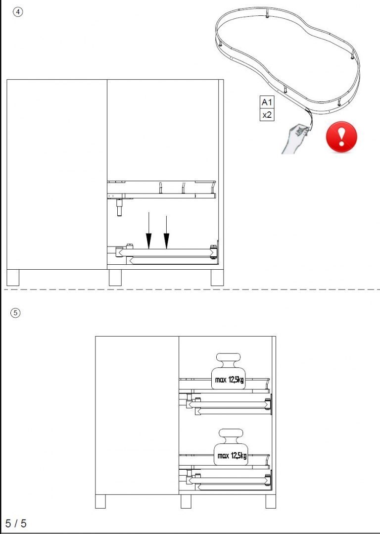 REJS magic corner OPTIMA 900 / 500 LEWY Wysokość maksymalna 1 cm