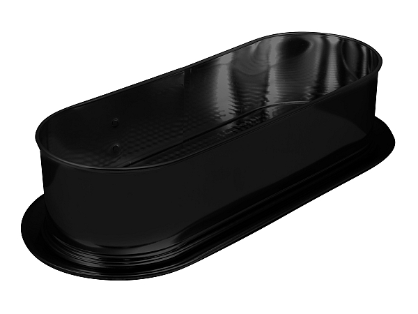

Tortownica Prostokątna Wąska Non-stick Czarna Snb!