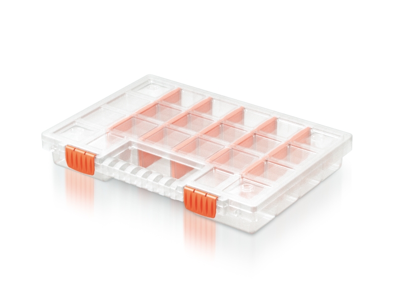 3 szt. organizer NORT pudełko z przegrodami Waga produktu z opakowaniem jednostkowym 1.6 kg