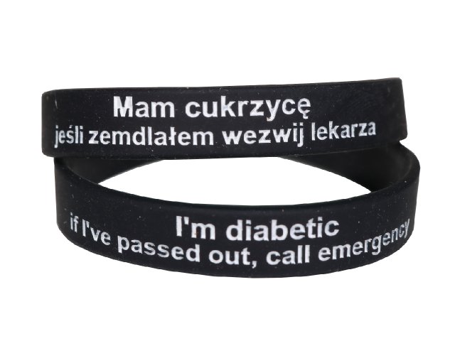 

Opaska Dla Diabetyka, Cukrzyka, Mam Cukrzycę 202 C