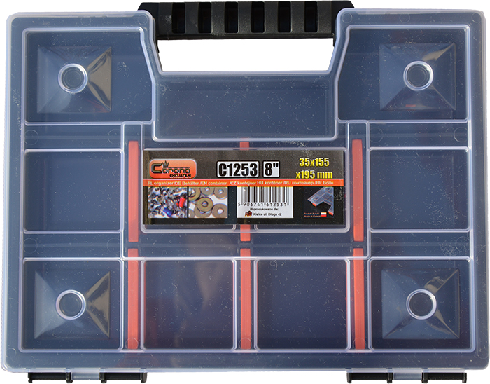 ORGANIZER SKRZYNKA PUDELKO POJEMNIK 195x155x35