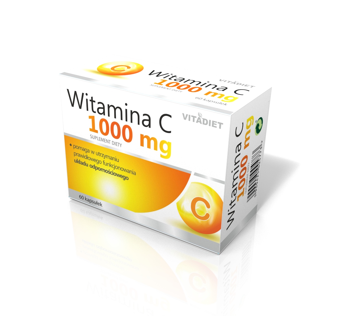 Witamina C 1000 Mg 60 Kapsułek Vitadiet