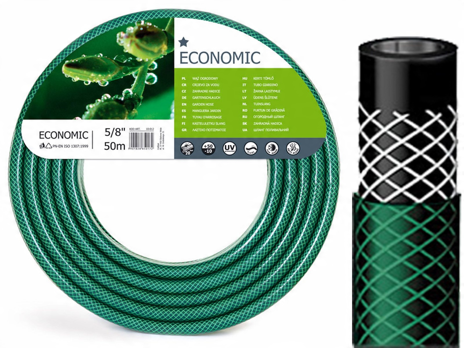 

Cellfast Wąż ogrodowy Economic 5/8" 50m