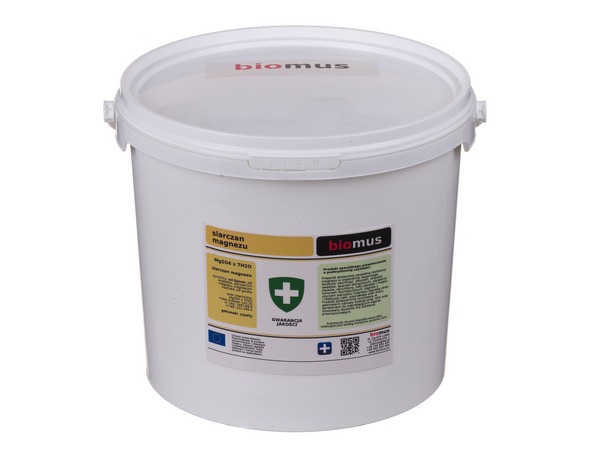 

Sól Epsom Czysty Siarczan Magnezu Spa 5kg biomus