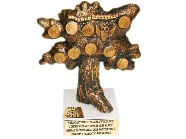 

Drzewko Szczęścia Dla Szefa Statuetka