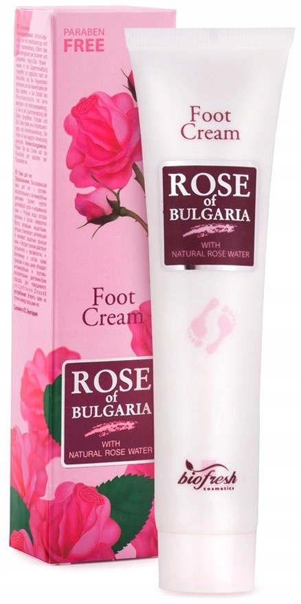 RÓŻANY KREM DO STÓP ROSE OF BULGARIA 75ml CUDOWNY Marka BioFresh