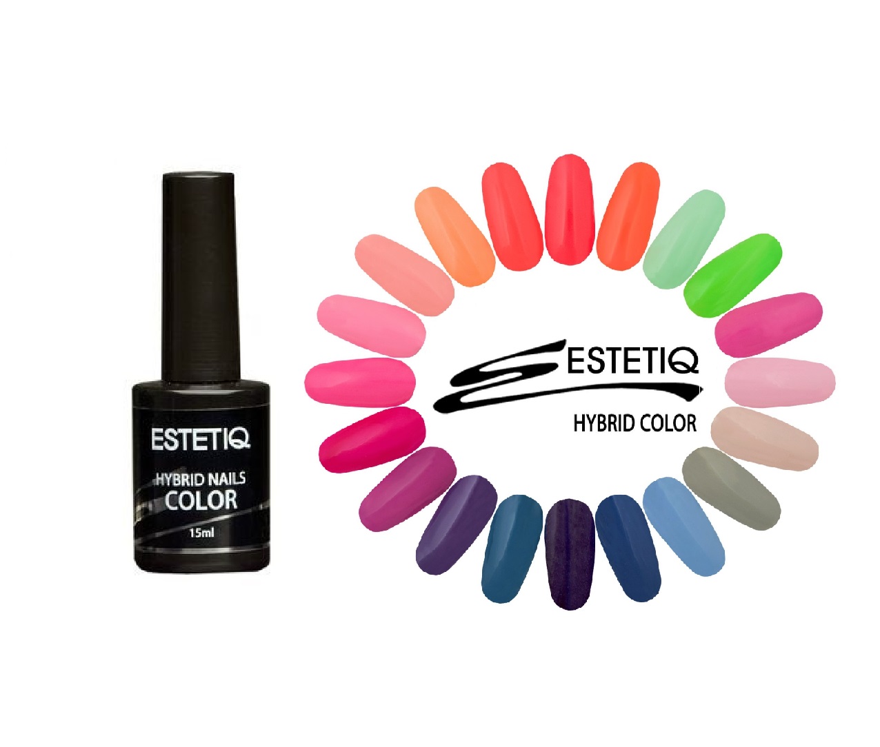 

Estetiq Lakier Hybrydowy 15 ML 220 Kolorów!!