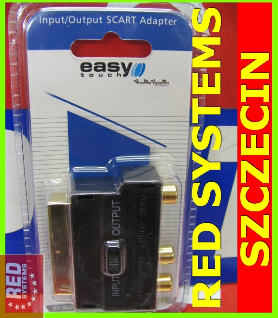Adapter SCART VIDEO AUDIO CHINCH SVHS Dwukierunkow Marka inna