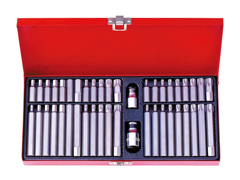 Sada bitov 10 mm oceľ S2 44 dielov King Tony 1044CQ