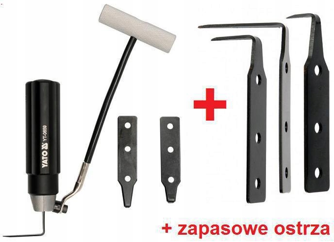 Нож для резки лобового стекла автомобиля +запасные ножи