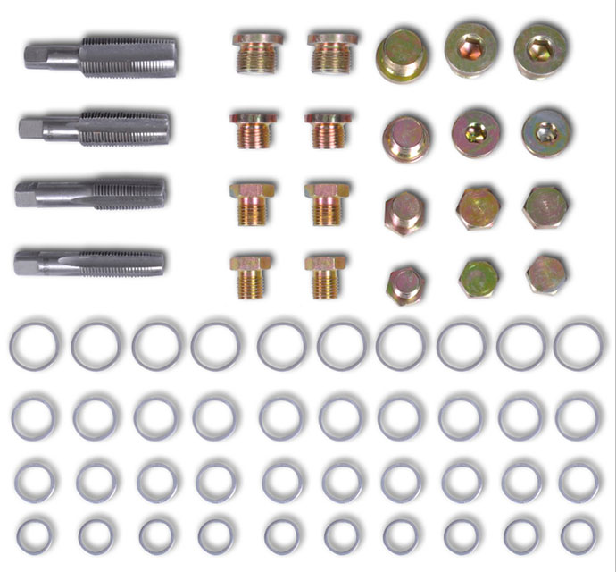 ZESTAW NAPRAWCZY DO GWINTÓW KORKÓW MISKI OLEJOWEJ Marka Kraft&Dele