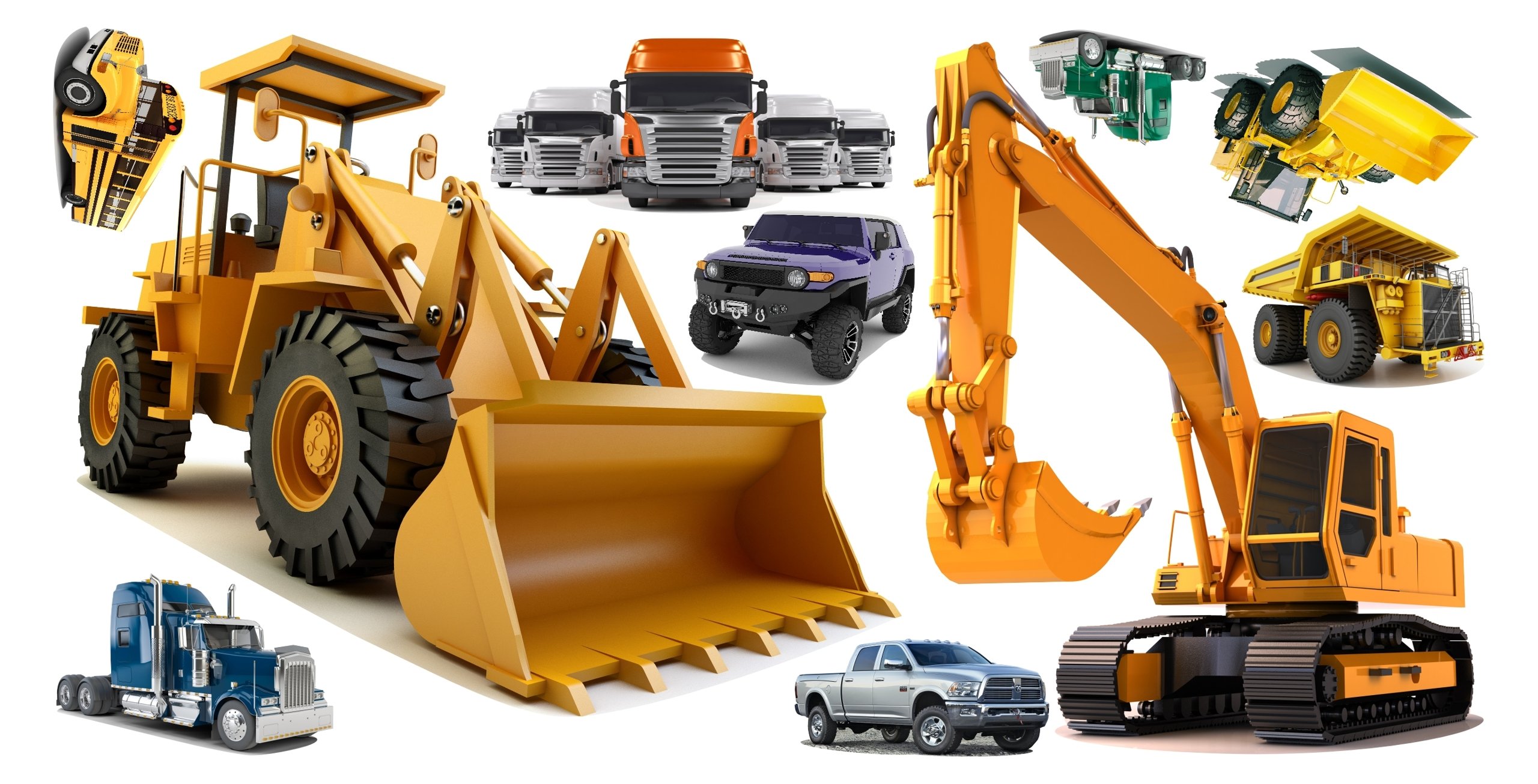 

Naklejki ścienne 100x50 Auta Cars Koparka - 13 wz.