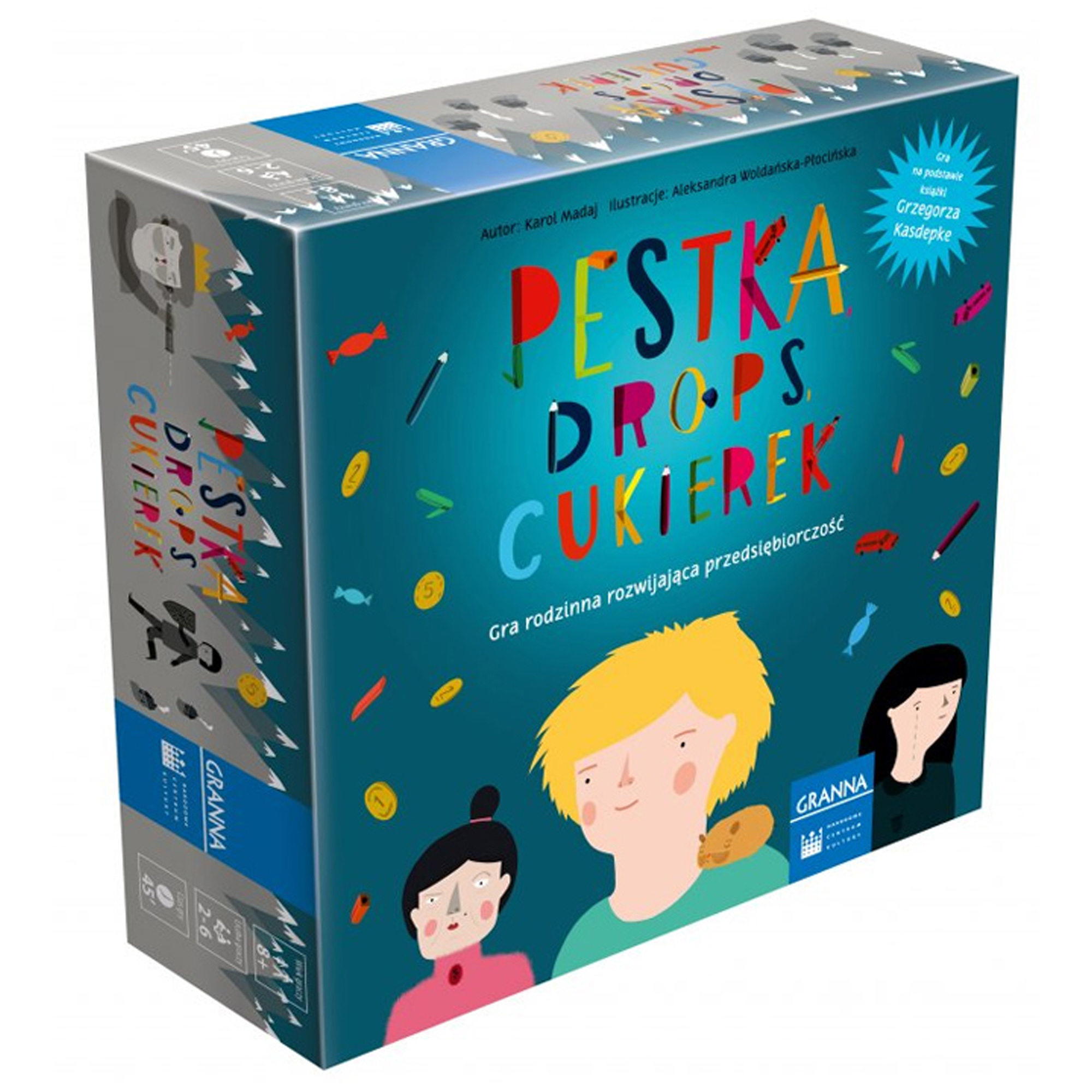 Gra planszowa Pestka drops cukierek Granna