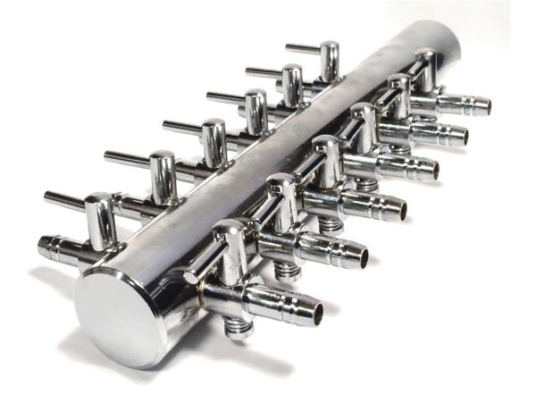 

Zaworek Zawór Metalowy Z Regulatorem 12WYJŚĆ 6mm