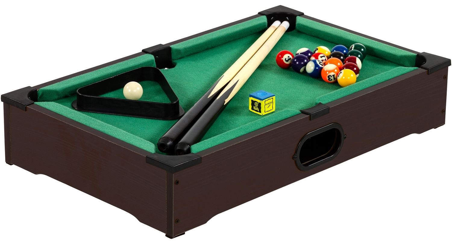 

Brązowy Mini Stół Bilardowy Pool Bilard +akcesoria