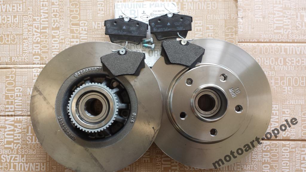 KF155.70U - ЗАДНИЕ ТОРМОЗНЫЕ КОЛОДКИ ДИСКИ УДАРИТЬ VIVARO 01-ORIG